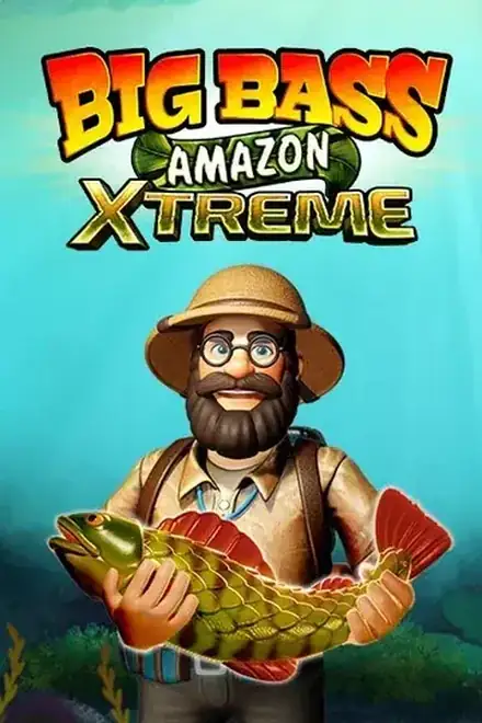 Neuer Spielautomat Big Bass Amazon Xtreme mit der Kulisse eines Amazonasflusses