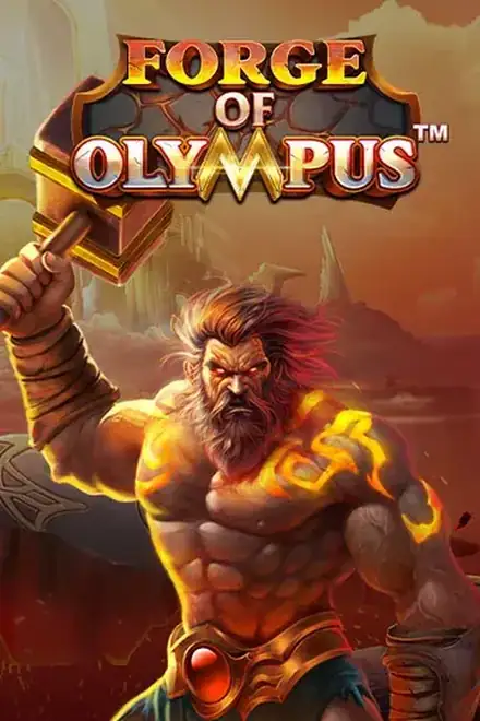 Neuer Spielautomat Forge of Olympus mit der Schmiede des Hephaistos und goldenem Amboss