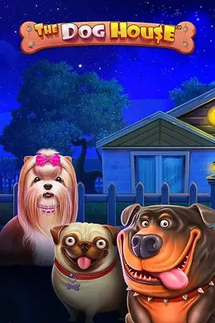 Spielautomat The Dog House, die ursprüngliche Fassung des Hundeklassikers mit fünf Walzen