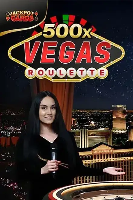 Live-Tisch Vegas Roulette 500x mit einem Spielfeld im Stil von Nevada
